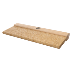 Wolff cork rubbing board with ergonomic handle for flooring installation