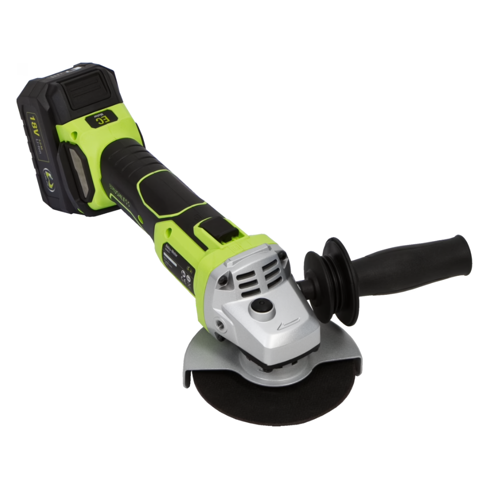 Wolff WS125 cordless 18V angle grinder with brushless motor