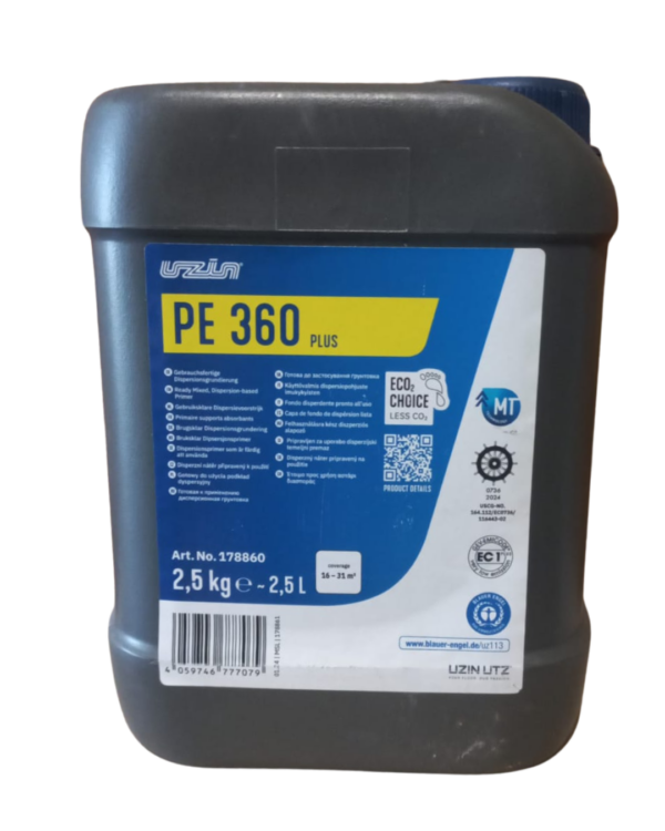 Uzin PE 360 Plus - Dispersion Primer for Absorbent Surfaces  2.5kg