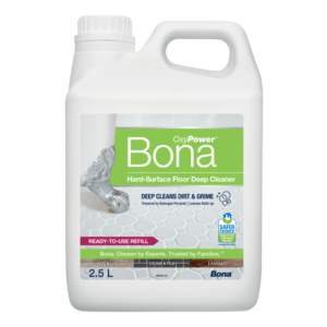 Bona OxyPower Hard Surface Deep Clean Spray Mop Refill 2.5 litre for laminate, vinyl, tile, and stone floor cleaning
