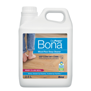 Bona OxyPower Wood Deep Clean Spray Mop refill 2.5 litre for hardwood floor cleaning