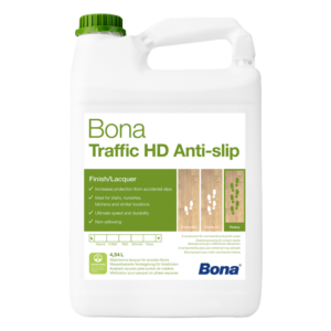 Bona Traffic HD Anti Slip floor finish for safer hardwood floor surfaces