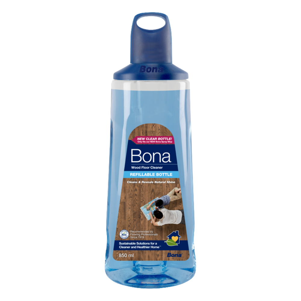 Bona Wood Floor Cleaner 850ml spray refill for cleaning sealed hardwood floors