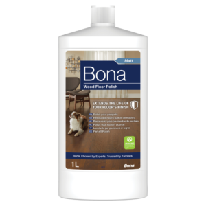 Bona Wood Floor Polish 1L matt finish for natural hardwood floor appearance