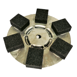 Wolff grinding disc with 6 stones for floor grinding and surface preparation