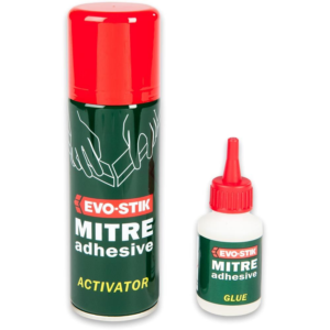 Evo-stik Mitre Adhesive, Mitre Mate joining 2-part adhesive